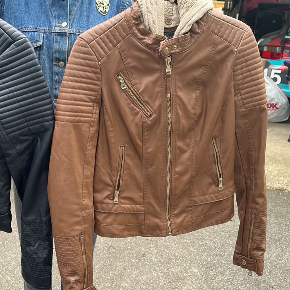 Faux Leather Jacket